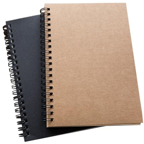 Tofficu Mehrzweck-notizbuch-set 2-teilig Blanko Skizzenbücher Schlichtes Design Geeignet Für Schule Zuhause Büro