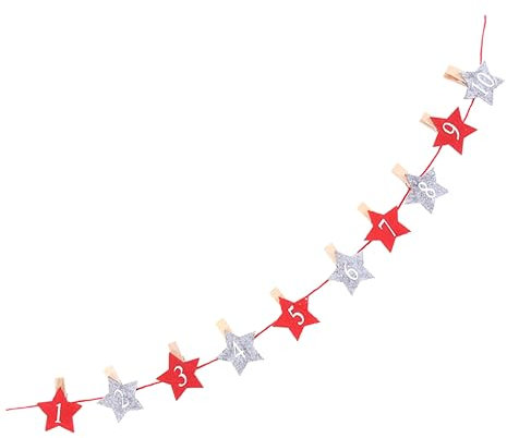 ABOOFAN 24stücke Memomappe Aus Holz Halter Mit Dekoklammer Notizhalter Für Partydekorations-Accessoire Kreatives Sterndesign Für Fotos Und Notizen