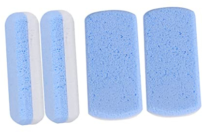 FRCOLOR 5 Stück Bimsstein Schleifstein aus Glas als Fußpflegewerkzeug Ergonomisch Entfernt Hornhaut und Abgestorbene Haut Leicht zu Reinigen