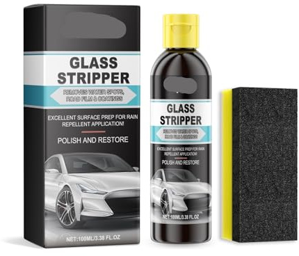 Detergente For Pellicole Oleose Sui Vetri Delle Auto - Rivestimento Antiappannamento Antipioggia, Rimuove Macchie/olio Ostinati, Aumenta Visibilità Sicurezza Alla Guida(2 piece set)