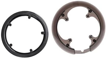 Qianly 2 Stück Kettenschutz Fahrrad Kettenradschutz Kettenschutzring Kettenabdeckung Aus Langlebigem Pp Material Schützt vor Schmutz für Mountainbike Rennra