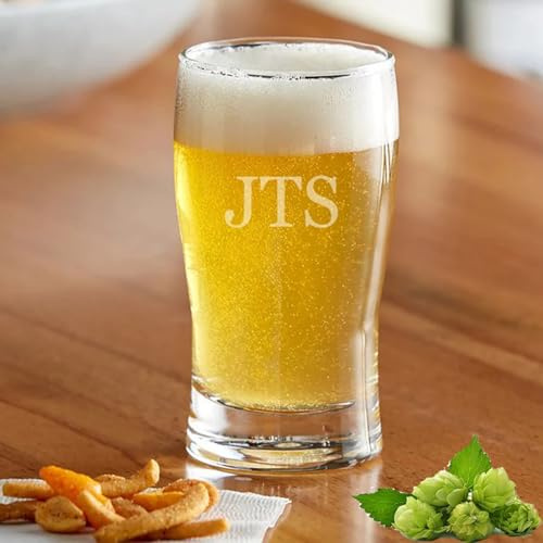 Générique ﻿Verre à bière personnalisé pour homme,Personnalisable avec un texte et logo, Verre à bière Cadeau pour homme pour la fête des pères et anniversaire,550ml (1)