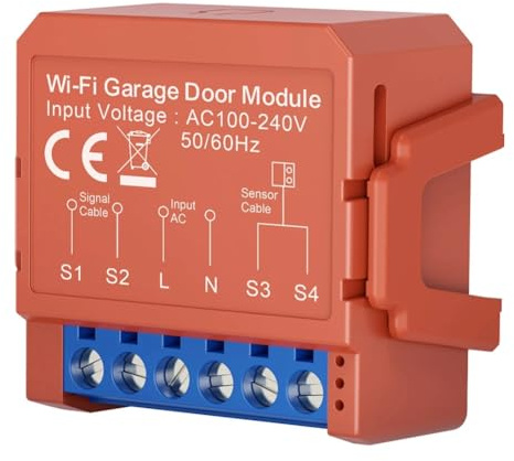 Wooswen Tuya Smart Garage Door Opener WiFi Garage Door Module Timing Garage Flap Roller Shutter Door Smart Switch