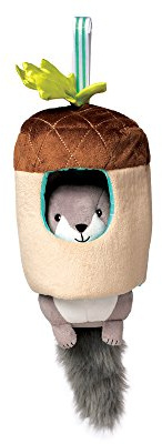 Manhattan Toy Lullaby Squirrel Pull Musical Crib and Baby Toy