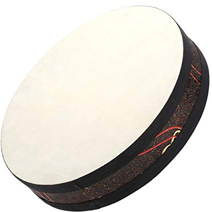 Vektenxi Ocean Wave Bead Drum Sanftes Meer Sound Musikinstrument robust und praktisch