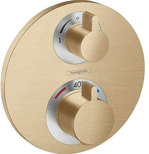 hansgrohe Unterputz Thermostat ShowerSelect S, für 2 Funktionen, Brushed Bronze