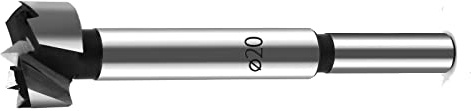 Forstnerbohrer 20mm Holz, TRUSTTO Zubehör Bohrmaschine, Holz forstner Bits, Bohraufsätze mit Rundschaft (Ø20x90mm)