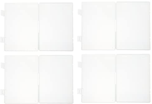 TOPBATHY 4stücke Teiliges Transparente Aufbewahrungsboxen Für Fotos Und Elektronikkomponenten Praktische Und Vielseitige Kunststoff-Organizer Für Schmuck Und Kleine Gegenstände Für