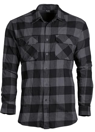 Mil-Tec Mixte Bûcheron Blouse, Noir, S EU
