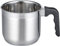 ELO Tourmaline Série 12814 Casserole à lait avec rallonge en acier inoxydable satiné Poignée en plastique antidérapante avec graduation en litres et système de distribution d'huile 14 cm