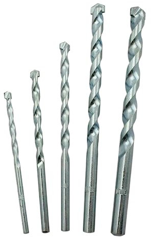 2pc Masonry Drill Bit - Tungsten Carbide Tip - For Stone Concrete Brick Drills Bits (10mm x 200mm)