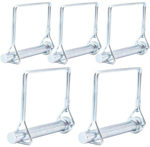 CEEYSEE 5pcs Goupille de Fusible 10mmx80mm Une Goupille Pliante à Goupille Pliante à Goupille à Goupille Pliante à Goupille à Goupille Pliante avec Fermeture à Encliquetage Anse Carrée en Galvanisé
