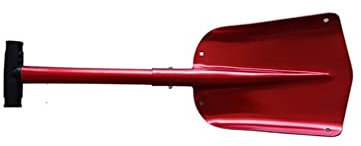 Schneeschieber Einziehbare Klappschaufel Survival Tools Aluminiumlegierung Outdoor Schneeschaufel Eisschaufel Winter Schneeentferner Werkzeug Handschneeschaufel (Color : A)