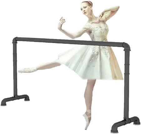 Ballettstange Home Independent Ballettstangen können EIN Gewicht von 500 kg tragen, mit Rutschfester Basis, Tanzclub für Erwachsene und Kinder (Color : Black, Size : 1m/3.3FT)