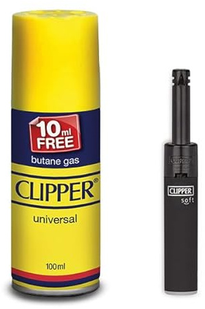 Clipper Combo 1 Gaz 90 ml (+10 ml Gratuit) + Clipper Tube Soft Black