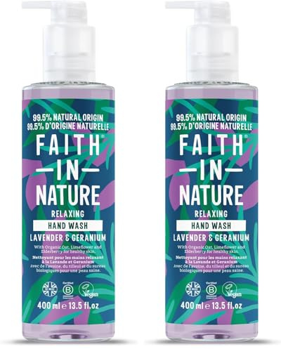 Hand Wash 400ml - Lavender & Geranium - Peel & Read (Lot de 2)