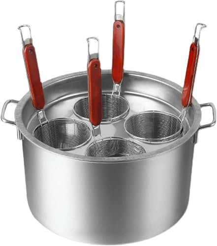 Ensemble d'inserts de cuiseur de pâtes en Acier Inoxydable, marmite à Vapeur de Cuisine Domestique, marmite à Soupe, ustensiles de Cuisine à pâtes avec Panier passoire d'insertion