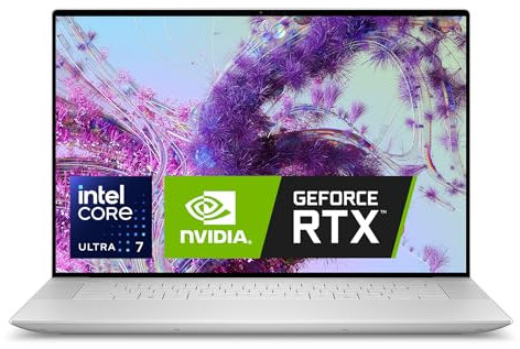 Dell XPS 16 (9640) Laptop: Intel Core Ultra 7 Series 2 - Intel Evo Edition, 16.3 Inch FHD+ 120Hz, 16GB RAM, 1TB SSD, Windows 11 Pro, German QWERTZ Backlit Keyboard, Platinum