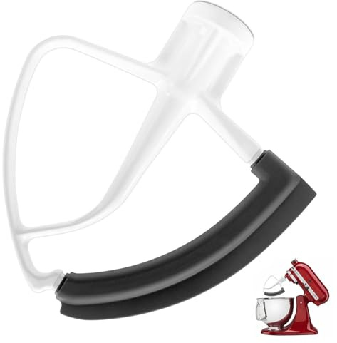 Lcyen Flex Edge - Bacchetta per KitchenAid, agitatore per KitchenAid, 11,4 – 5 Quart per Kitchen Aid Stand Mixer, robot da cucina, accessorio per mixer Kitchenaid, battente con bordi in silicone