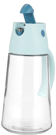 OUNONA Botella Dispensadora De Aceite De Vidrio Con Apertura Cierre Automática Para Salsa De Soja Vinagre Cocina Barbacoa