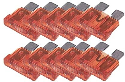 40A Standard Car Auto Blade Fuse 40 Amp ATO - Pack of 10