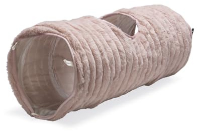 Designed by Lotte Reza, Katzentunnel, Rosa, 70x25x25 cm