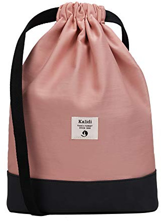 KALIDI Mochilas Casual Unisex Lona para PC Viaje Libros Acampada Estudiantes Escuela Bolsa de Cuerda Bolsas de Gimnasia Mochila Cuerda para Niño Niña Chica Hombre Mujer