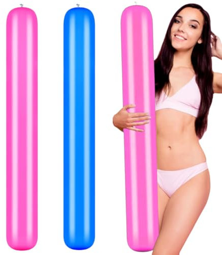 IKOPFLN 2 Stück 105cm langer Schwimmnudel, schwimmnudel für kinder, schwimmnudel erwachsene, pool noodle, schwimmnudel verbinder, B