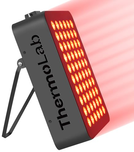 ThermoLab Aura™ Pro 300W Red & Infrared LED Light Panel – 660nm & 850nm Therapy Lamp for Pain Relief, Muscle Recovery & Anti-Ageing – Full Body Wellness Device