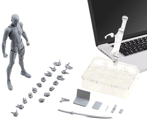 Tuxuseo Länkdocka | ritdocka modellfigur | actionfigurer modellset | rita dockmodellset – trädocka att rita för nybörjare, proffs och konstnärer