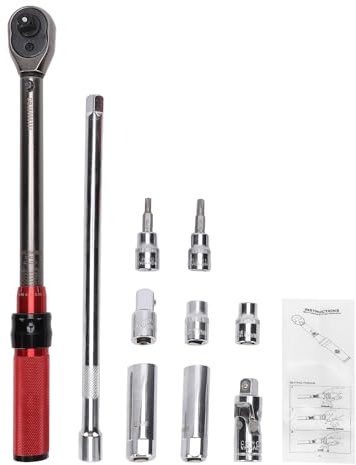 Denash 5 à 60 N · M 72 Ensemble de Clés de Couple à Cliquet de Dents pour Vélo, Moto, Entretien de Vélo E, Cliquez le Son, Réversible, Haute Résistance,