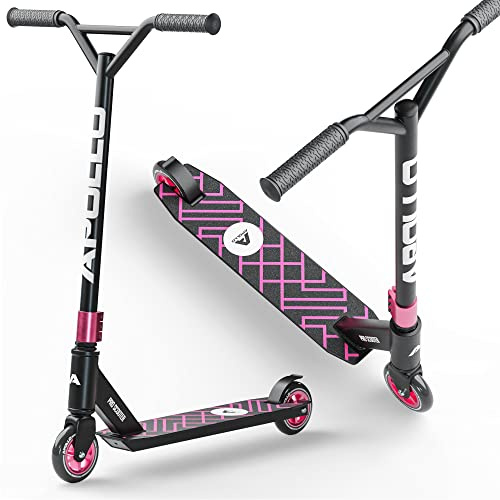 Apollo - Genius Pro Patinete para Trucos | Scooter Freestyle Acrobático para Niños a Partir de 6 Años | Rodamientos de Bolas ABEC 9 | para Acrobacias y Cruising