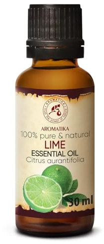 Limettenöl 30ml - Citrus Aurantifolia - Lime Ätherisches Öl - Rein & Natürlich - Limette Ätherisches Öl für Diffuser - Aromatherapie - Hautpflege - Entspannung - Raumduft - Duftlampe - Limeöl
