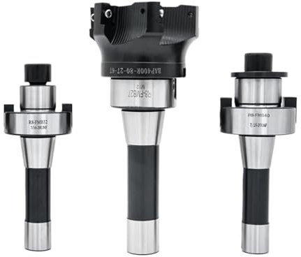 FUYUMIC R8 FMB22 FMB27 FMB32 FMB40 Tool Handle M12 Thread 7/16 Milling Machine Chuck Taper Shank Face Milling Disk Connecting Rod(Thread 7-16-20UNF,R8-FMB40)