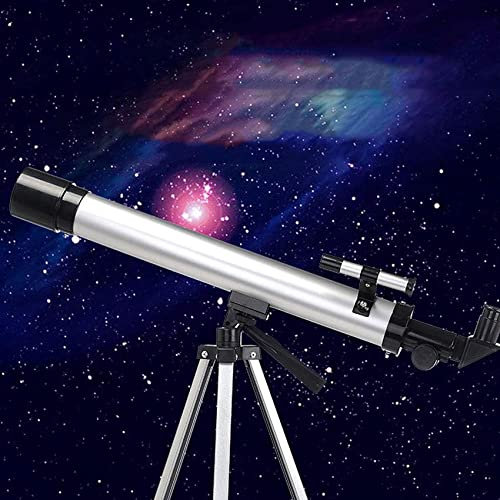 Telescope Teleskope für die Astronomie für Erwachsene, Kinderteleskope für die Astronomie für Erwachsene, Refraktorteleskop mit 600 mm Brennweite und 50 mm Apertur, tragbares Reiseteleskop mit Stativ