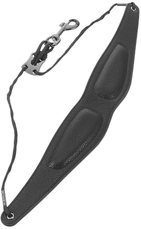 COOPHYA Saxophon Gurt Aus Hochwertigen Materialien Verstellbarer Gepolsterter Schultergurt Für Tenor Und Altsaxophon Komfortabel Und Druckentlastend Für Musiker Für Lange Auftritte Und