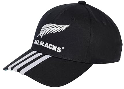 adidas Unisex Gorra All Blacks Baseball 3 Bandas, All Black, Joven