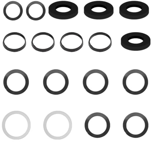 Junta para sifón para fregadero de cocina, junta tórica de 1 1/2 pulgadas para grifos para tubo de desagüe de fregadero de 40 mm