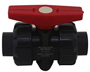 Pvc kugelhahn klebemuffe 20 25 32 40 50 63 75 90 110mm absperrhahn pvc hahn ventil kugelventil pool wasserhahn absperrventil einklebekugelhahn (Innendurchmesser 50mm)