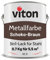 VITON Metallfarbe in Braun - 0,7 Kg Metall-Schutzlack Seidenmatt - Dauerhafter Schutz & hohe Beständigkeit - 3in1 Grundierung & Deckfarbe - Metalllack direkt auf Rost - KE31- RAL 8017 Schokoladenbraun