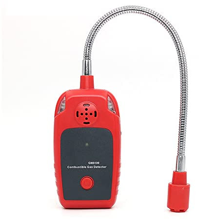 Detector de Gas de sulfuro de hidrógeno GM8100, Monitor de Aire, Detector de Fugas de Gas con Sonido, alarmas Ligeras, Detector de Gas Combustible de sensibilidad portátil