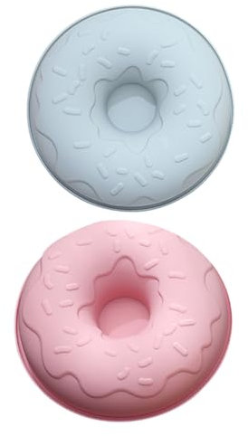 MAGICLULU 2pezzi Stampo Silicone Per Dolci e Ciambelle Utensili Da Cucina Per Cake Design Per Muffin e Dessert