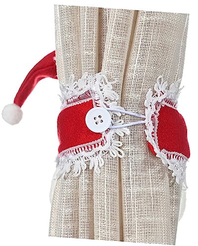 Cabilock 2 Piezas Alzapaños De Cortina En Forma De Muñeca Alzapaños para Cortinas Abrazador De Cortina De Navidad Alzapaños De Cortina De Navidad Suministros Creativos Ventana