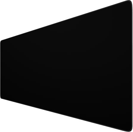 Titanwolf - XXXL Übergröße Mauspad 1600x600mm - Gaming Mousepad Groß - 160x60 cm Tischunterlage Large Size - verbessert Präzision und Geschwindigkeit XXXL - für Logitech Maus und Tastatur - Schwarz