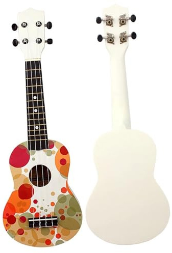 21 Zoll Ukulele 4 Saiten Hawaii-Gitarre Bunte Ukulele Mit Tasche Tuner Capo Gitarrenteile Ukulele Set