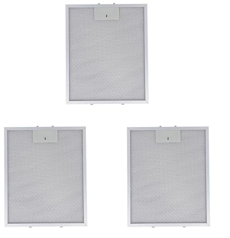 MeevrgR Filtro in rete metallica color argento, 340 x 280 mm, con 5 strati per mantenere la qualità dell'aria nella cappa per compatibilità con i modelli (3)