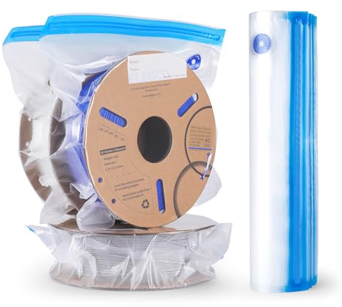 ELEGOO Filament-Aufbewahrungsbeutel 10er-Pack, vakuumversiegelt staub- und feuchtigkeitsbeständig, ideal für 3D-Drucker-Filament, 34×30 cm, ohne Pumpe