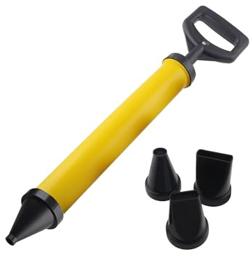 Jeringa de mortero para pistola de lechada con 4 boquillas, bomba de mortero manual para pulverización de cemento, prensa de mortero de hormigón con accesorios