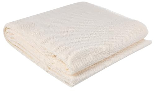 VILLCASE Tappetino antiscivolo per tappeto: tappetino antiscivolo sotto il tappeto, coprimaterasso antiscivolo per pavimenti duri e piastrelle, 200 x 300 cm, bianco