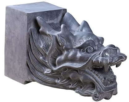 ZYZSY Jet d'eau pour Bassin, Fontaine de Jardin en Plein air Gargouille, Bec pour Fontaine Murale, SujetCracheur pour Donner Vie à VotreBassin de Jardin(30 * 13 * 17cm/11.8 * 5.1 * 6.7in)